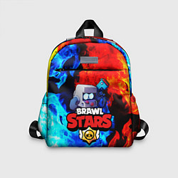 Детский рюкзак BRAWL STARS 8 BIT, цвет: 3D-принт