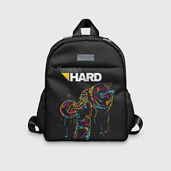 Детский рюкзак Train hard, цвет: 3D-принт