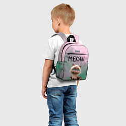 Детский рюкзак Кошечка, цвет: 3D-принт — фото 2