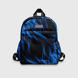 Детский рюкзак BLUE FIRE FLAME, цвет: 3D-принт