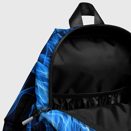 Детский рюкзак BLUE FIRE FLAME / 3D-принт – фото 4