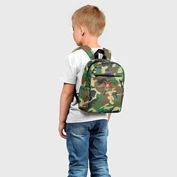 Детский рюкзак Камуфляж Войска связи, цвет: 3D-принт — фото 2