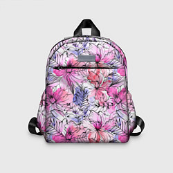 Детский рюкзак Акварельные цветы, цвет: 3D-принт