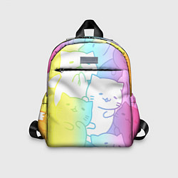 Детский рюкзак Котоколлаж 05, цвет: 3D-принт