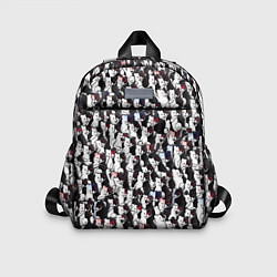 Детский рюкзак Черно-белые медведи, цвет: 3D-принт