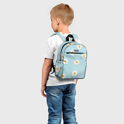 Детский рюкзак Узор с ромашками, цвет: 3D-принт — фото 2