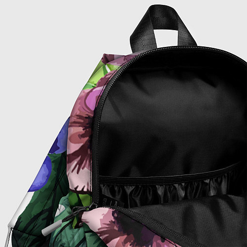 Детский рюкзак Цветы / 3D-принт – фото 4