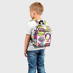 Детский рюкзак Мудрые совы, цвет: 3D-принт — фото 2