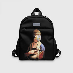 Детский рюкзак Чечилия Галлерани - дама с горностаем, цвет: 3D-принт