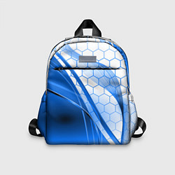Детский рюкзак ABSTRACT BLUE, цвет: 3D-принт