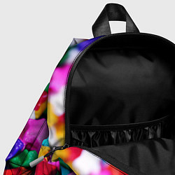 Детский рюкзак Разноцветные звездочки звезды, цвет: 3D-принт — фото 2