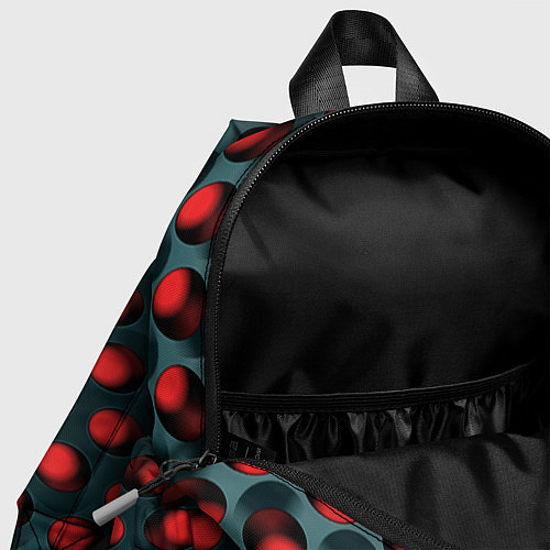 Детский рюкзак Раскалённый красный 3Д / 3D-принт – фото 4