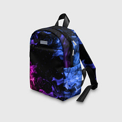 Детский рюкзак ОГОНЬ НЕОН, цвет: 3D-принт — фото 2