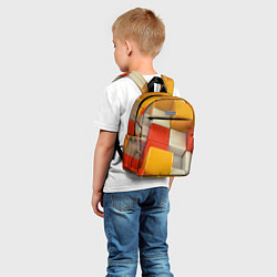 Детский рюкзак КУБЫ 3D, цвет: 3D-принт — фото 2