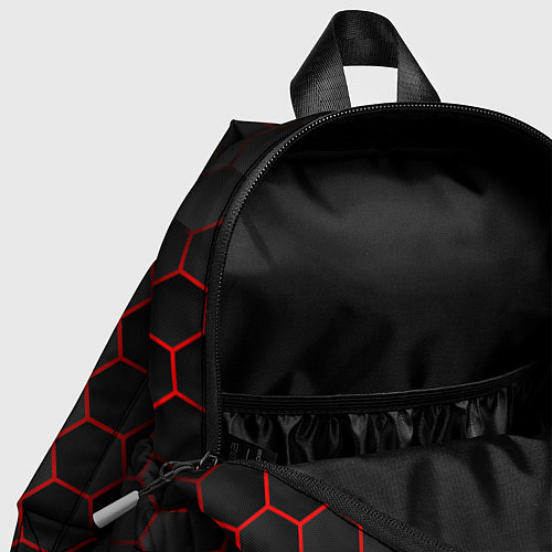 Детский рюкзак 3D black & red / 3D-принт – фото 4