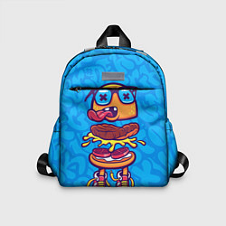 Детский рюкзак Бутерброд монстрик граффити, цвет: 3D-принт