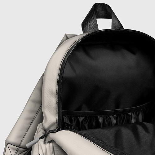 Детский рюкзак Радуга v2 - бежевый / 3D-принт – фото 4