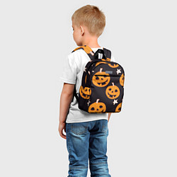 Детский рюкзак Весёлые тыквы, цвет: 3D-принт — фото 2