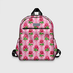 Детский рюкзак Декор из нежных роз, цвет: 3D-принт