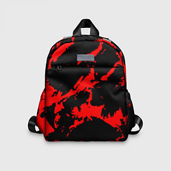Детский рюкзак Красный на черном