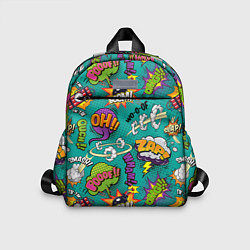 Детский рюкзак Pop art comics, цвет: 3D-принт