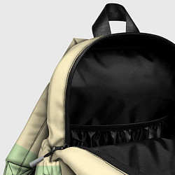 Детский рюкзак Чёрный кот на ярком фоне, цвет: 3D-принт — фото 2