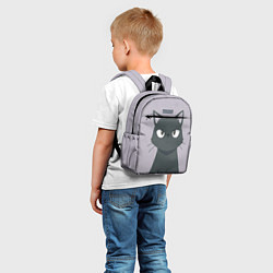 Детский рюкзак Чёрный кот, цвет: 3D-принт — фото 2