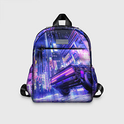 Детский рюкзак Cyberpunk city, цвет: 3D-принт