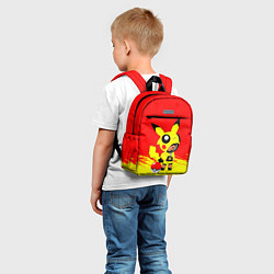 Детский рюкзак Brawl starsLeon pikachu, цвет: 3D-принт — фото 2