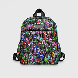 Детский рюкзак Among Us С Новым Годом!, цвет: 3D-принт