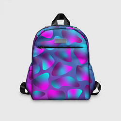 Детский рюкзак Неоновые капли, цвет: 3D-принт