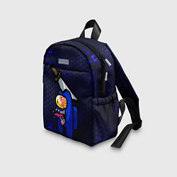 Детский рюкзак Among Us Imposter Blue, цвет: 3D-принт — фото 2