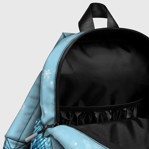 Детский рюкзак Новогодний бычок 2021 / 3D-принт – фото 4