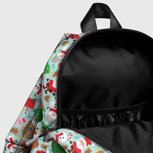Детский рюкзак Новый Год / 3D-принт – фото 4