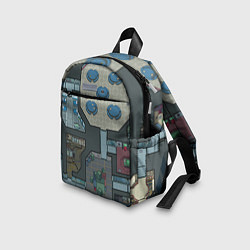 Детский рюкзак AMONG US - КАРТА, цвет: 3D-принт — фото 2