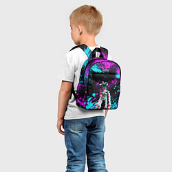Детский рюкзак Siren Head - Ultra Glitch, цвет: 3D-принт — фото 2