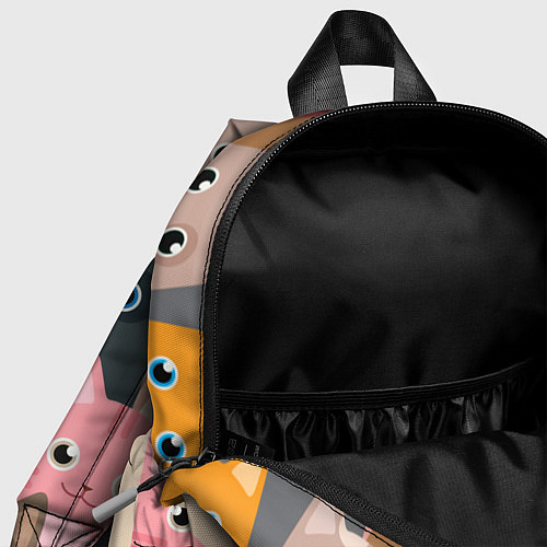 Детский рюкзак Котики мультяшные / 3D-принт – фото 4