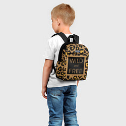 Детский рюкзак Дикий и свободный, цвет: 3D-принт — фото 2
