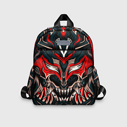 Детский рюкзак Черный самурай, цвет: 3D-принт