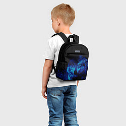 Детский рюкзак Волк Вселенная, цвет: 3D-принт — фото 2