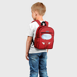 Детский рюкзак AMONG US RED IMPOSTOR, цвет: 3D-принт — фото 2