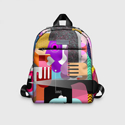 Детский рюкзак Геометрия лиц, цвет: 3D-принт