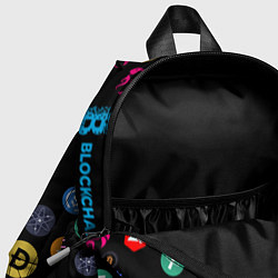 Детский рюкзак ЛОГОТИПЫ КРИПТОВАЛЮТ Z, цвет: 3D-принт — фото 2