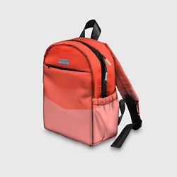 Детский рюкзак Персиковый Градиент, цвет: 3D-принт — фото 2