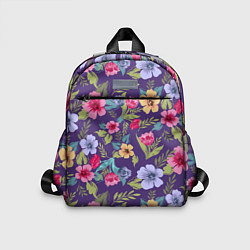 Детский рюкзак Весенний букет из цветов, цвет: 3D-принт