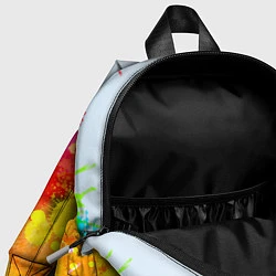 Детский рюкзак Брызги краски, цвет: 3D-принт — фото 2