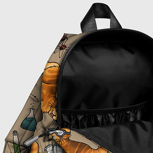 Детский рюкзак Котики и колбы / 3D-принт – фото 4