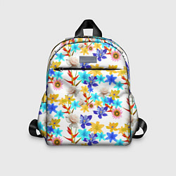 Детский рюкзак Узор из весенних цветов