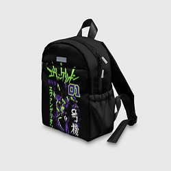 Детский рюкзак Евангелион, EVA 01, цвет: 3D-принт — фото 2