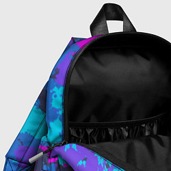 Детский рюкзак Неоновые краски, цвет: 3D-принт — фото 2